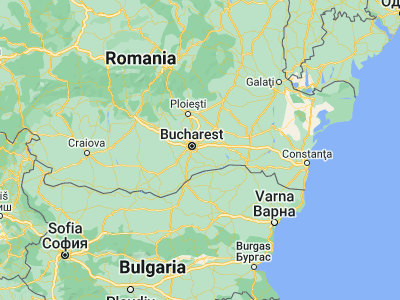 Map showing location of Glina (44.38333, 26.25)