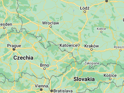 Map showing location of Głubczyce (50.20086, 17.82858)