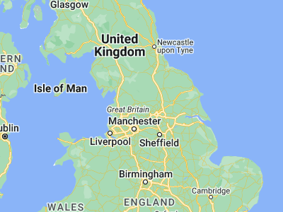 Map showing location of Glusburn (53.9, -2)