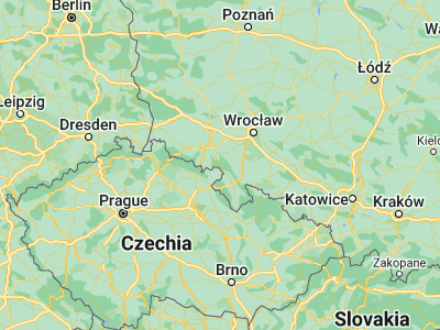Map showing location of Głuszyca (50.68743, 16.37173)