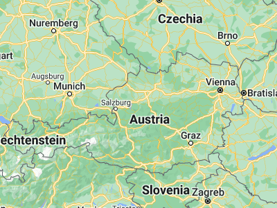 Map showing location of Gmunden (47.91887, 13.79754)