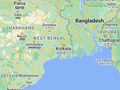 Map showing location of Gobindapur (22.59306, 88.09139)