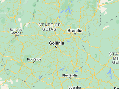 Map showing location of Goianápolis (-16.51056, -49.02389)