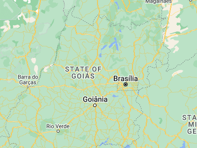 Map showing location of Goianésia (-15.3175, -49.1175)