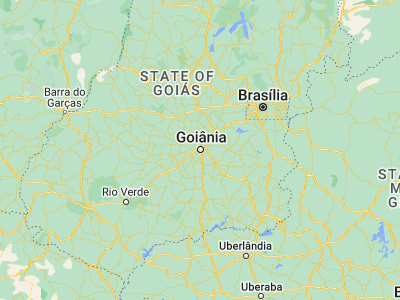 Map showing location of Goiânia (-16.67861, -49.25389)