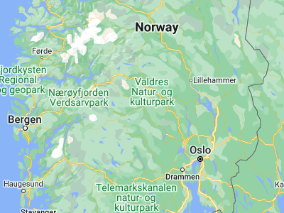 Map showing location of Gol (60.7014, 8.94572)