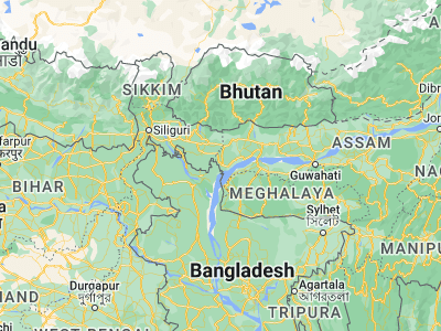 Map showing location of Golakganj (26.10216, 89.82275)