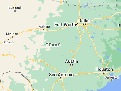 Map showing location of Goldthwaite (31.44989, -98.57088)