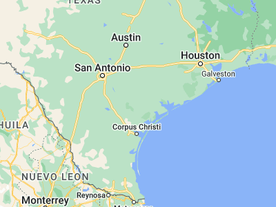 Map showing location of Goliad (28.66833, -97.38833)