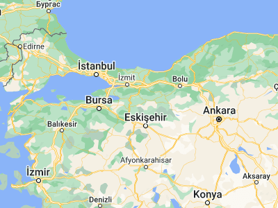 Map showing location of Gölpazarı (40.28472, 30.31722)