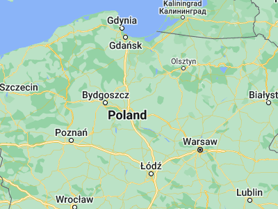 Map showing location of Golub-Dobrzyń (53.11087, 19.05381)