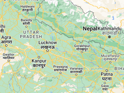 Map showing location of Gonda (27.13253, 81.96897)