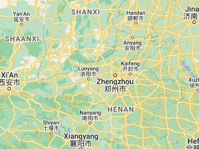 Map showing location of Gongyi (34.76, 112.97139)