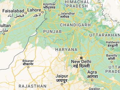Map showing location of Gorakhpur (29.44702, 75.67181)