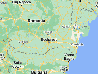 Map showing location of Gorgota (44.78333, 26.08333)
