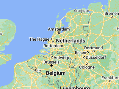 Map showing location of Gorinchem (51.83652, 4.97243)