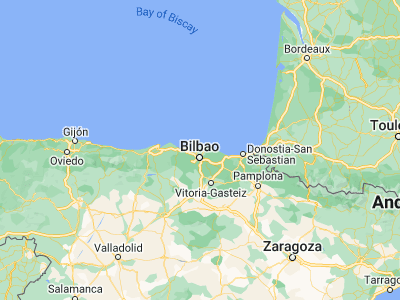 Map showing location of Elexalde Gorliz (43.4149, -2.93678)