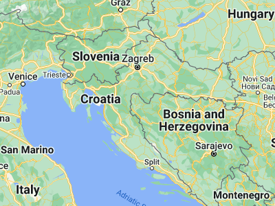 Map showing location of Gornja Koprivna (45.01091, 15.95487)