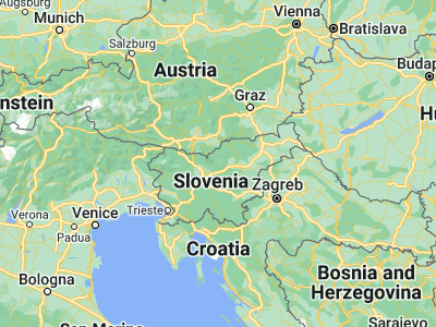 Map showing location of Gornji Grad (46.29528, 14.80833)