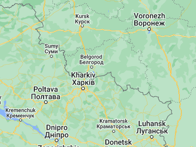 Map showing location of Gorod Shebekino (50.41667, 36.91667)