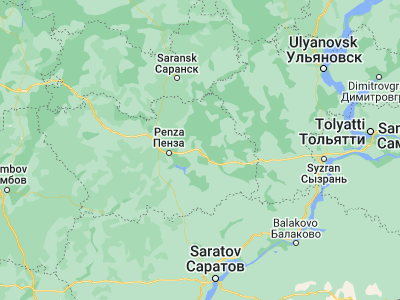 Map showing location of Gorodishche (53.2775, 45.7017)