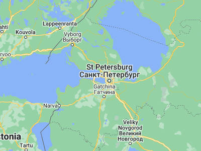 Map showing location of Gorskaya (60.0464, 29.97137)
