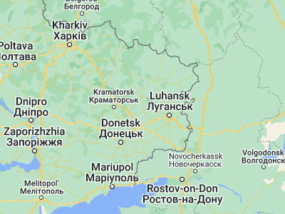 Map showing location of Gorskoye (48.73468, 38.49541)