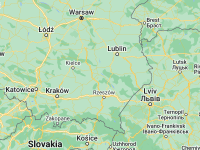 Map showing location of Gorzyce (50.6672, 21.84013)