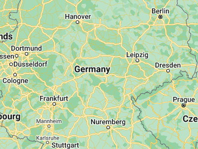 Map showing location of Gotha (50.94823, 10.70193)