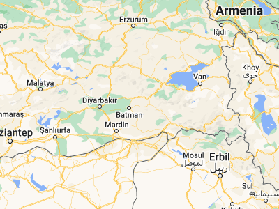 Map showing location of Gözpınar (37.97826, 41.45701)