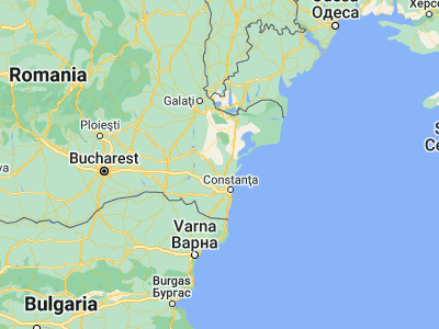 Map showing location of Grădina (44.55, 28.43333)