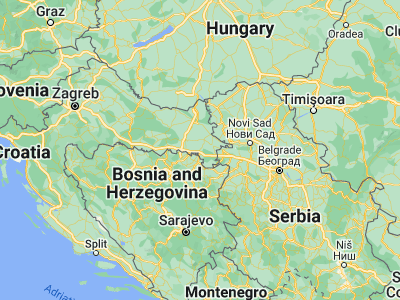 Map showing location of Gradište (45.14806, 18.70667)