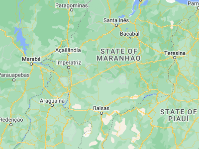 Map showing location of Grajaú (-5.81944, -46.13861)