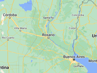 Map showing location of Granadero Baigorria (-32.85683, -60.71754)
