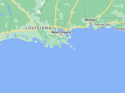 Map showing location of Grand Isle (29.23662, -89.98729)
