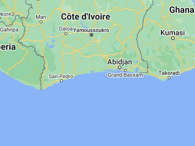 Map showing location of Grand-Lahou (5.13553, -5.02396)
