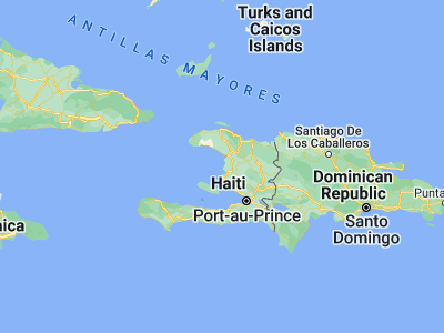 Map showing location of Grande Saline (19.26513, -72.76897)
