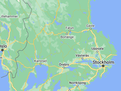Map showing location of Grängesberg (60.08333, 14.98333)