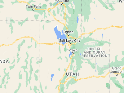 Map showing location of Grantsville (40.59994, -112.4644)