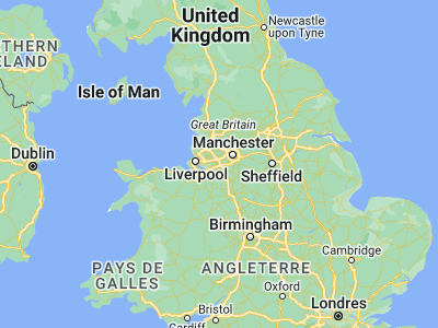 Map showing location of Grappenhall (53.37204, -2.54675)