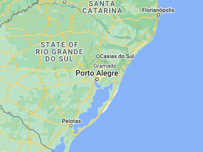 Map showing location of Gravataí (-29.94444, -50.99194)