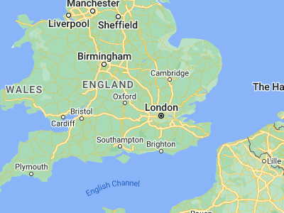 Map showing location of Great Missenden (51.70419, -0.70797)