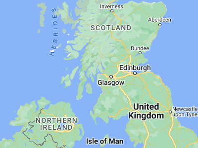 Map showing location of Greenock (55.94838, -4.76121)