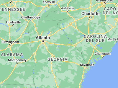Map showing location of Greensboro (33.57568, -83.18238)