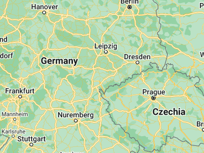 Map showing location of Greiz (50.65778, 12.19918)
