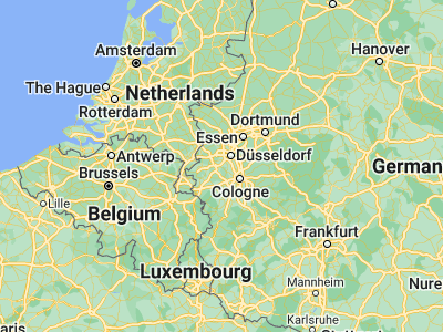 Map showing location of Grevenbroich (51.09102, 6.5827)