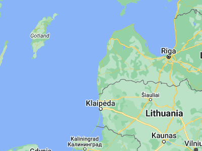 Map showing location of Grobiņa (56.53521, 21.16782)