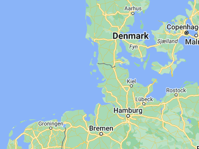 Map showing location of Gröde (54.63333, 8.71667)