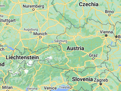 Map showing location of Grödig (47.73333, 13.03333)