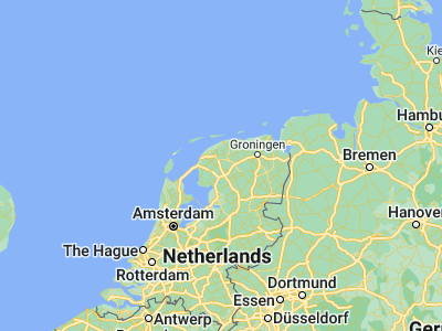 Map showing location of Grou (53.1, 5.83333)